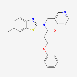 N-(4,6-dimethylbenzo[d]thiazol-2-yl)-3-phenoxy-N-(pyridin-3-ylmethyl)propanamide