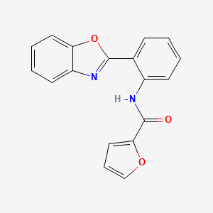 N-[2-(1,3-benzoxazol-2-yl)phenyl]furan-2-carboxamide