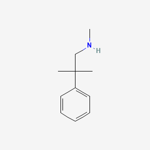 molecular formula C11H17N B2394210 methyl(2-methyl-2-phenylpropyl)amine CAS No. 40278-47-5