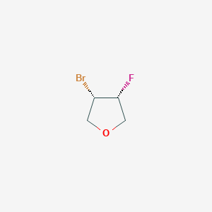 (3S,4R)-3-Bromo-4-fluorooxolane
