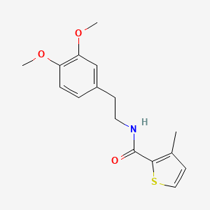 N-[2-(3,4-dimethoxyphenyl)ethyl]-3-methylthiophene-2-carboxamide