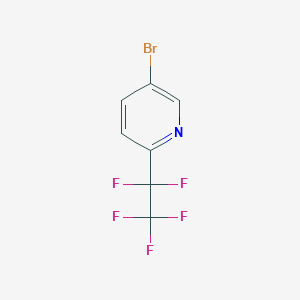 5-Bromo-2-(perfluoroethyl)pyridine