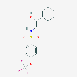 N-(2-cyclohexyl-2-hydroxyethyl)-4-(trifluoromethoxy)benzenesulfonamide