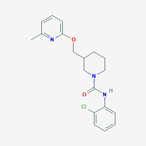 N-(2-Chlorophenyl)-3-[(6-methylpyridin-2-yl)oxymethyl]piperidine-1-carboxamide