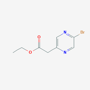 Ethyl 2-(5-bromopyrazin-2-yl)acetate