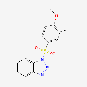 1-(4-Methoxy-3-methylphenyl)sulfonylbenzotriazole