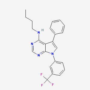 N-butyl-5-phenyl-7-[3-(trifluoromethyl)phenyl]pyrrolo[2,3-d]pyrimidin-4-amine