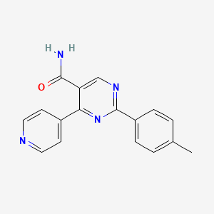 2-(4-Methylphenyl)-4-(4-pyridinyl)-5-pyrimidinecarboxamide