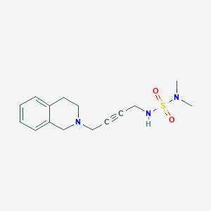 2-[4-(dimethylsulfamoylamino)but-2-ynyl]-3,4-dihydro-1H-isoquinoline