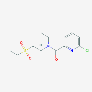 6-chloro-N-[1-(ethanesulfonyl)propan-2-yl]-N-ethylpyridine-2-carboxamide