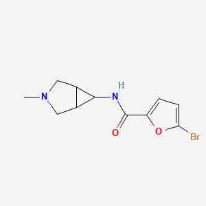 molecular formula C11H13BrN2O2 B2394353 5-bromo-N-(3-methyl-3-azabicyclo[3.1.0]hexan-6-yl)furan-2-carboxamide CAS No. 2034236-63-8