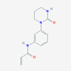 N-[3-(2-Oxo-1,3-diazinan-1-yl)phenyl]prop-2-enamide