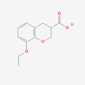 8-ethoxy-3,4-dihydro-2H-1-benzopyran-3-carboxylic acid