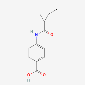 molecular formula C12H13NO3 B2394367 4-(2-methylcyclopropaneamido)benzoic acid CAS No. 926194-26-5