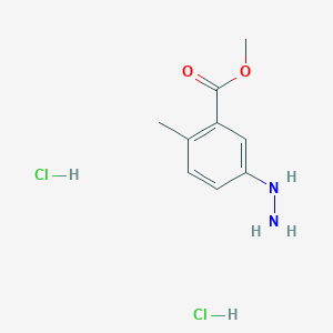 Methyl 5-hydrazinyl-2-methylbenzoate dihydrochloride