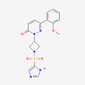 2-[1-(1H-Imidazol-5-ylsulfonyl)azetidin-3-yl]-6-(2-methoxyphenyl)pyridazin-3-one