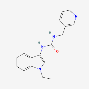 1-(1-ethyl-1H-indol-3-yl)-3-(pyridin-3-ylmethyl)urea
