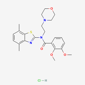 N-(4,7-dimethylbenzo[d]thiazol-2-yl)-2,3-dimethoxy-N-(2-morpholinoethyl)benzamide hydrochloride
