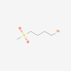 molecular formula C5H11BrO2S B2394428 1-Bromo-4-(methylsulfonyl)butane CAS No. 18225-56-4