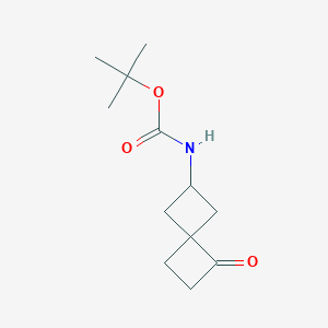 molecular formula C12H19NO3 B2394444 tert-Butyl (5-oxospiro[3.3]heptan-2-yl)carbamate CAS No. 1934530-53-6