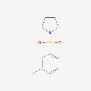 molecular formula C11H15NO2S B239446 Pyrrolidine, 1-[(3-methylphenyl)sulfonyl]- 