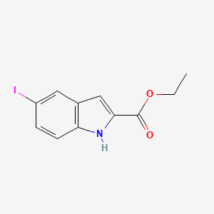 molecular formula C11H10INO2 B2394472 Ethyl 5-iodo-1H-indole-2-carboxylate CAS No. 623918-49-0