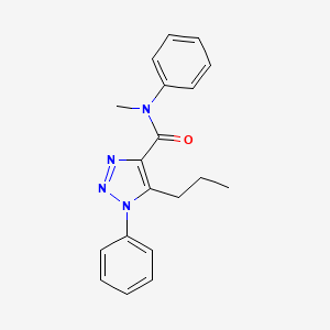 N-methyl-N,1-diphenyl-5-propyl-1H-1,2,3-triazole-4-carboxamide