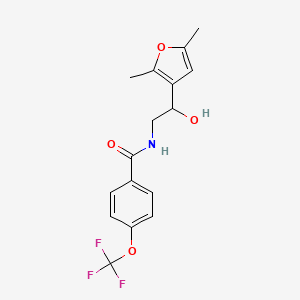 N-(2-(2,5-dimethylfuran-3-yl)-2-hydroxyethyl)-4-(trifluoromethoxy)benzamide