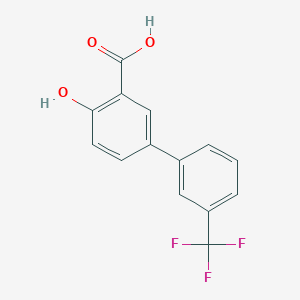 4-Hydroxy-3'-trifluoromethyl-biphenyl-3-carboxylic acid