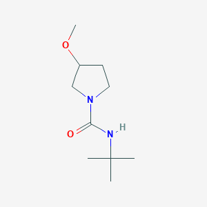 N-tert-butyl-3-methoxypyrrolidine-1-carboxamide