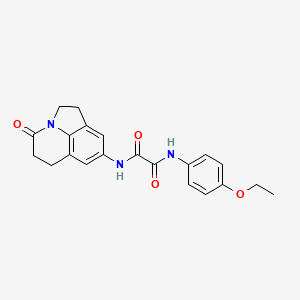N1-(4-ethoxyphenyl)-N2-(4-oxo-2,4,5,6-tetrahydro-1H-pyrrolo[3,2,1-ij]quinolin-8-yl)oxalamide