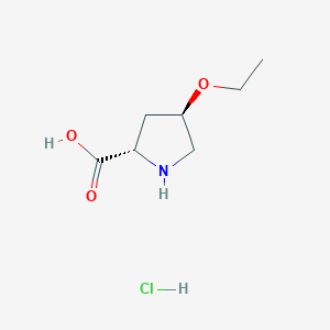 (2S,4R)-4-Ethoxypyrrolidine-2-carboxylic acid hydrochloride
