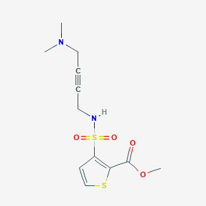 methyl 3-(N-(4-(dimethylamino)but-2-yn-1-yl)sulfamoyl)thiophene-2-carboxylate