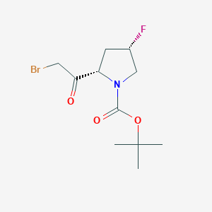 Tert-butyl (2S,4S)-2-(2-bromoacetyl)-4-fluoropyrrolidine-1-carboxylate