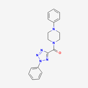(2-phenyl-2H-tetrazol-5-yl)(4-phenylpiperazin-1-yl)methanone