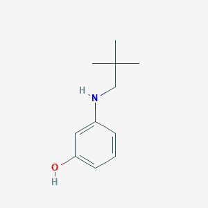 molecular formula C11H17NO B2394654 3-[(2,2-Dimethylpropyl)amino]phenol CAS No. 1251335-36-0