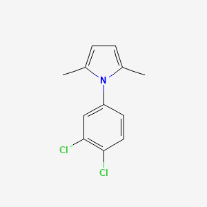 molecular formula C12H11Cl2N B2394658 1-(3,4-dichlorophenyl)-2,5-dimethyl-1H-pyrrole CAS No. 866152-52-5