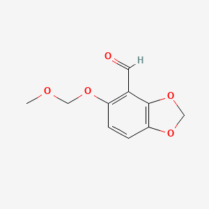 5-(Methoxymethoxy)-1,3-benzodioxole-4-carbaldehyde