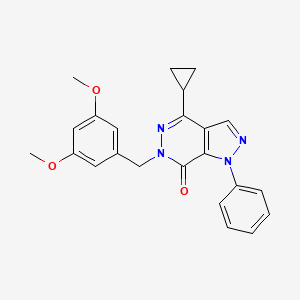 4-cyclopropyl-6-(3,5-dimethoxybenzyl)-1-phenyl-1H-pyrazolo[3,4-d]pyridazin-7(6H)-one