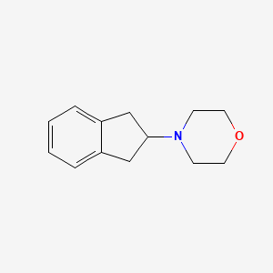 molecular formula C13H17NO B2394675 4-(2,3-dihydro-1H-inden-2-yl)morpholine CAS No. 23912-69-8