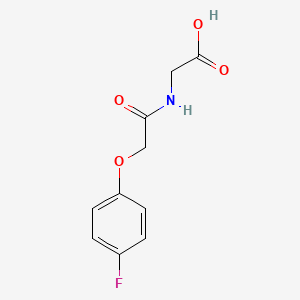 2-[[2-(4-fluorophenoxy)acetyl]amino]acetic Acid