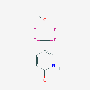 molecular formula C8H7F4NO2 B2394722 5-(1,1,2,2-Tetrafluoro-2-methoxyethyl)pyridin-2(1H)-one CAS No. 2193067-81-9