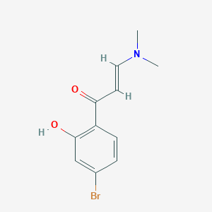 molecular formula C11H12BrNO2 B2394797 (E)-1-(4-溴-2-羟基苯基)-3-(二甲基氨基)丙-2-烯-1-酮 CAS No. 945724-02-7