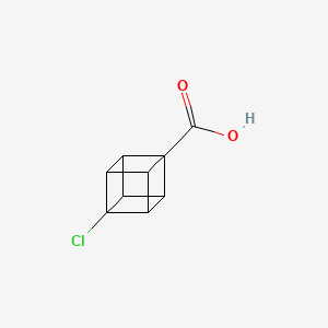 molecular formula C9H7ClO2 B2394801 4-Chlorocubane-1-carboxylic acid CAS No. 127839-23-0