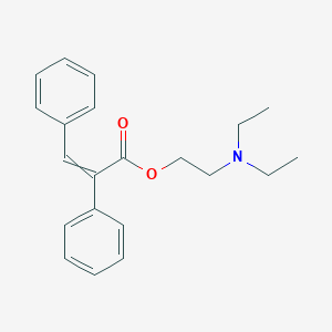 molecular formula C21H25NO2 B239495 Cinnamaverine CAS No. 1679-75-0