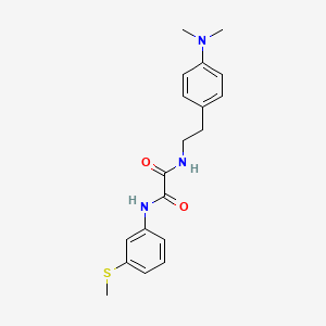 molecular formula C19H23N3O2S B2394992 N1-(4-(dimethylamino)phenethyl)-N2-(3-(methylthio)phenyl)oxalamide CAS No. 953951-33-2