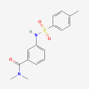 B2395059 N,N-dimethyl-3-[(4-methylphenyl)sulfonylamino]benzamide CAS No. 864939-97-9