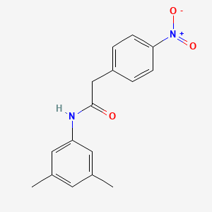 molecular formula C16H16N2O3 B2395109 N-(3,5-dimethylphenyl)-2-(4-nitrophenyl)acetamide CAS No. 346693-66-1