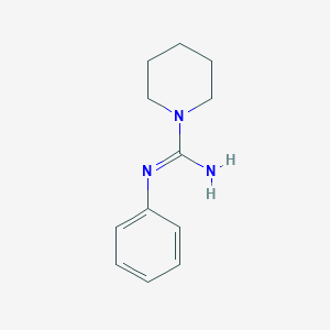 molecular formula C12H17N3 B2395111 N'-phenylpiperidine-1-carboximidamide CAS No. 65069-94-5