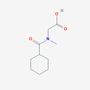 molecular formula C10H17NO3 B2395377 N-(cyclohexylcarbonyl)-N-methylglycine CAS No. 85856-47-9